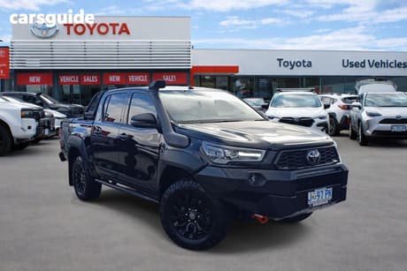 Black 2021 Toyota Hilux Double Cab Pick Up Rugged X (4X4)