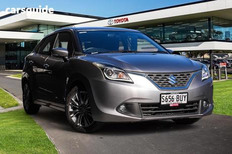 Silver 2016 Suzuki Baleno Hatchback Glx Turbo