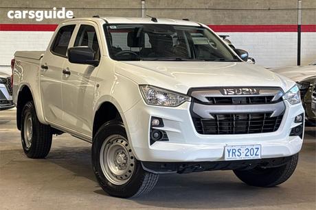 White 2022 Isuzu D-MAX Crew Cab Utility Sx (4X4)