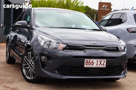 Grey 2021 Kia RIO Hatchback Sport