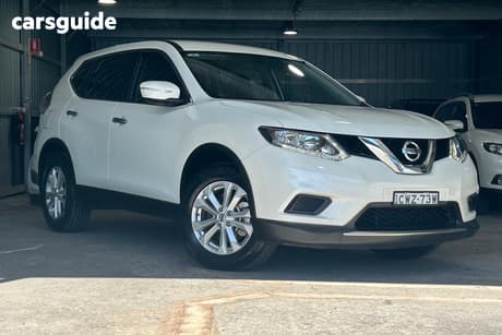 White 2014 Nissan X-Trail Wagon St 7 Seat (Fwd)