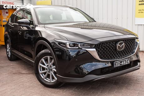 Black 2023 Mazda CX-8 Wagon G25 Touring (Fwd)