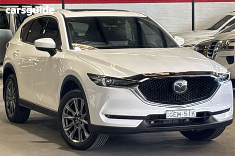 White 2021 Mazda CX-5 Wagon Akera (Awd)