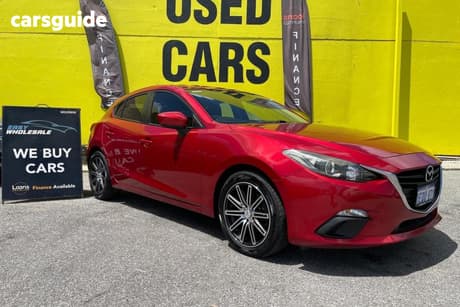 Red 2014 Mazda 3 Hatchback Neo