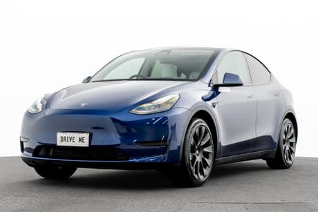 Blue 2023 Tesla Model Y Wagon Rear-Wheel Drive