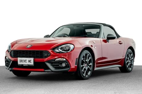 Red 2017 Abarth 124 Roadster Spider