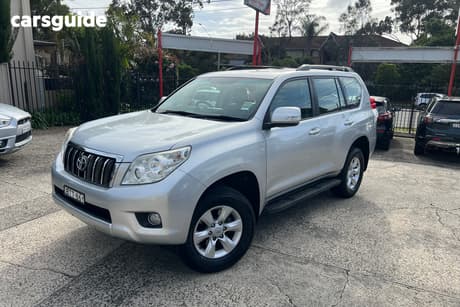 Silver 2010 Toyota Landcruiser Prado Wagon Gxl (4X4)