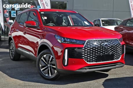 Red 2025 Chery Tiggo 4 Wagon Urban Hev