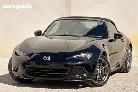 Black 2016 Mazda MX-5 Roadster Gt