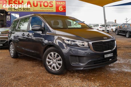 Grey 2017 Kia Carnival Wagon S