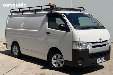 White 2017 Toyota HiAce Van Lwb