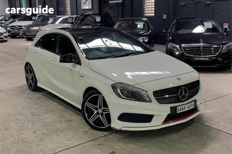 White 2013 Mercedes-Benz A250 Hatchback Sport