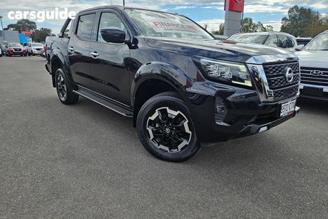 Black 2023 Nissan Navara Dual Cab Pick-up St-X (4X4) Leather/Sunroof