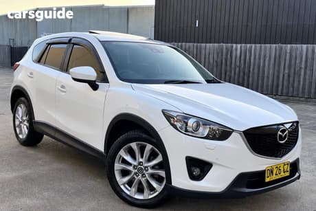 White 2014 Mazda CX-5 Wagon Akera (4X4)