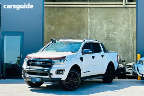 White 2020 Ford Ranger Double Cab Pick Up Wildtrak 2.0 (4X4)