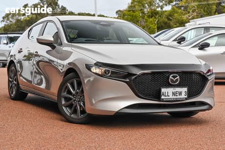 Beige 2025 Mazda 3 Hatchback G20 Evolve