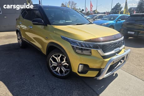 Yellow 2021 Kia Seltos Wagon Gt Line (Awd)