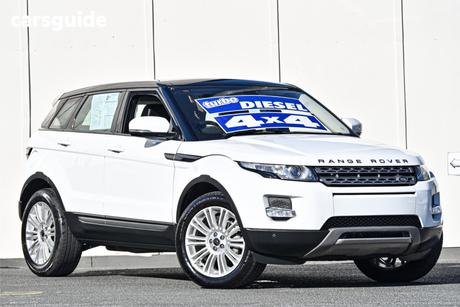 White 2013 Land Rover Range Rover Evoque SUV SD4 PURE 4X4