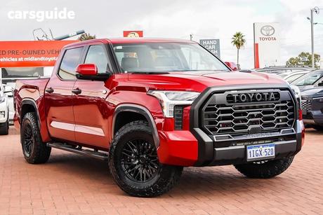 Red 2023 Toyota Tundra Dual Cab Pick-up Limited