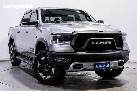 Silver 2023 RAM 1500 Crew Cab Utility Limited Rambox (Hybrid)