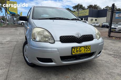 Silver 2004 Toyota Echo Hatchback