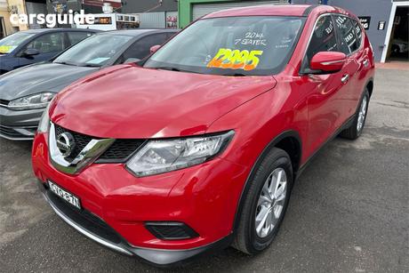 Red 2014 Nissan X-Trail Wagon St 7 Seat (Fwd)