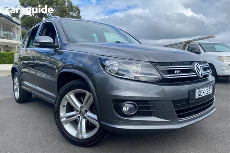 Grey 2015 Volkswagen Tiguan Wagon 155 Tsi R-Line (4X4)