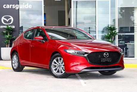 Red 2026 Mazda Mazda3 Hatchback G20 Pure