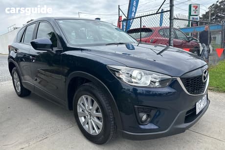 Blue 2014 Mazda CX-5 Wagon Maxx Sport (4X4)