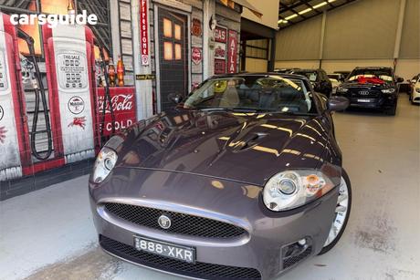 Grey 2008 Jaguar XKR Convertible