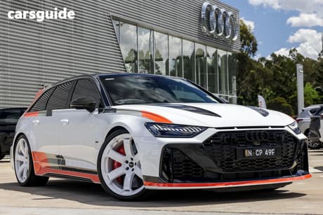 White 2025 Audi RS6 Wagon Avant Gt