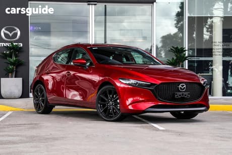 Red 2026 Mazda Mazda3 Hatchback G25 Astina