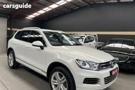 White 2012 Volkswagen Touareg Wagon 150 Tdi