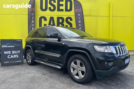 Black 2012 Jeep Grand Cherokee Wagon Laredo (4X4)