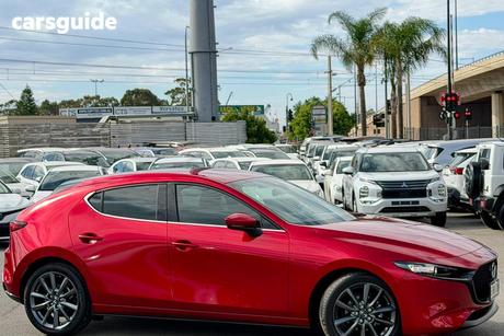 Red 2022 Mazda 3 Hatchback G20 Touring