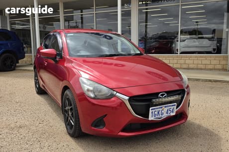 Red 2017 Mazda 2 Hatchback Neo