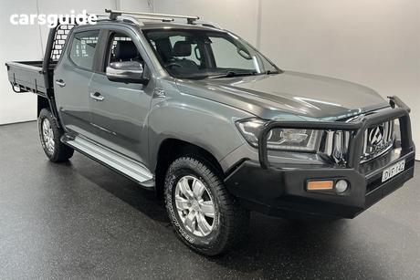 Grey 2018 LDV T60 Double Cab Utility Luxe (4X4)