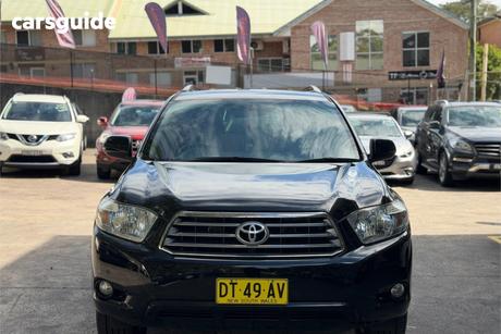 Black 2008 Toyota Kluger Wagon Kx-S (4X4)
