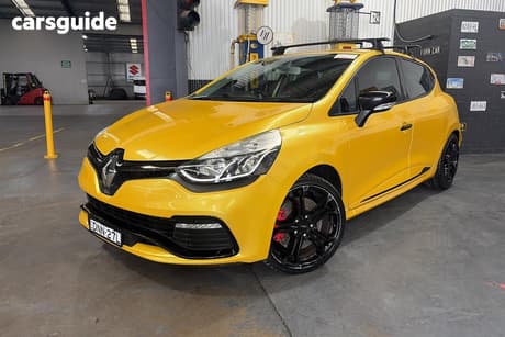 Yellow 2016 Renault Clio Hatchback Rs 200 Cup
