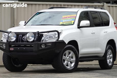White 2016 Toyota Landcruiser Prado Wagon Gxl (4X4)