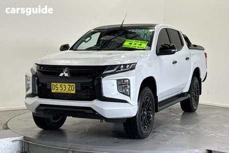 White 2021 Mitsubishi Triton Double Cab Pick Up Gsr (4X4)