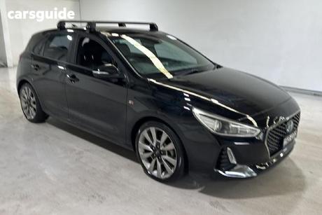 Black 2017 Hyundai I30 Hatchback Sr (Sunroof)