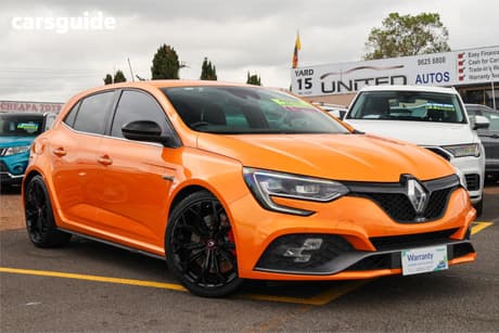 Orange 2018 Renault Megane Hatchback Rs 280