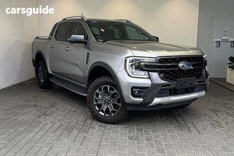Silver 2023 Ford Ranger Double Cab Pick Up Wildtrak 3.0 (4X4)