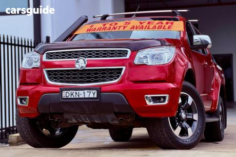 Red 2016 Holden Colorado Crew Cab Pickup Storm (4X4)