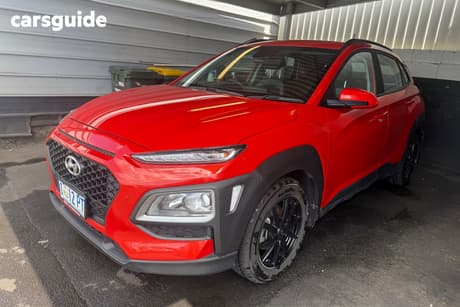 Orange 2019 Hyundai Kona Wagon Go (Fwd)