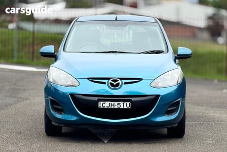Blue 2012 Mazda 2 Hatchback Neo