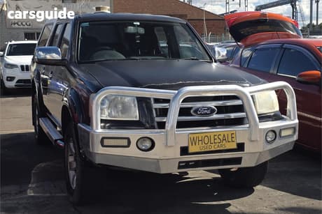 Black 2008 Ford Ranger Dual Cab Pick-up Xlt (4X4)