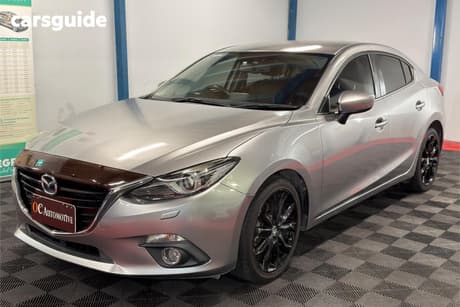 Silver 2014 Mazda 3 Sedan Sp25 Gt