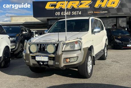 White 2004 Toyota Landcruiser Prado SUV GXL 4X4